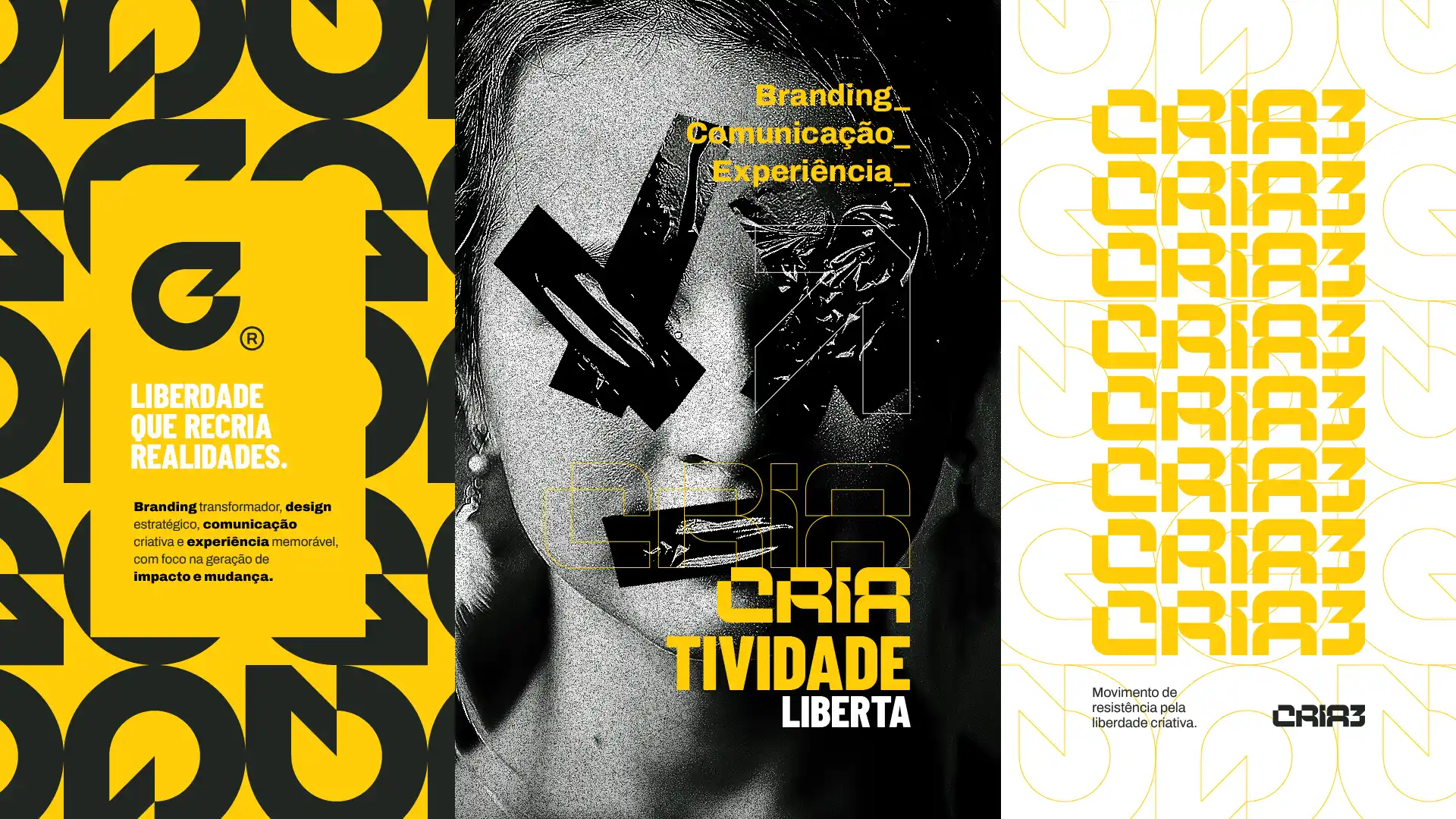 Case Cria3 - Cria3 Branding, Design, Comunicação e Experiência.